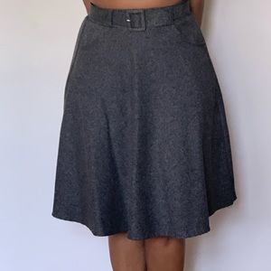 Thick knee length skirt